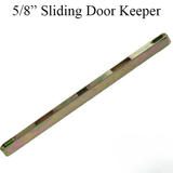 Narrow 1/2" Raised Sliding Door Strike Plate Keeper Dual Point Lock