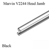 V2244 WS, Head Jamb/Parting Stop, Black, 83"