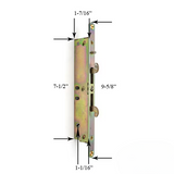 2-Point Double Hook Sliding Door Lock With Supports, Outward Hooks, Truth Nexus