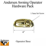 Andersen Awning Operator Hardware Pack, Estate Style