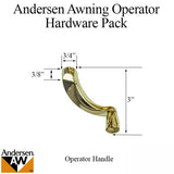 Andersen Awning Operator Hardware Pack, Estate Style