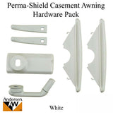 Andersen White Awning Hardware Pack For 200 Series and 400 Series Windows White 1521040