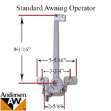 Andersen Awning Operator Standard Non-Handed Awning Operator for E-Z Awning Windows