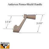 Andersen Perma-Shield Crank Handle - Stone 1975-1981