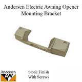 Andersen E-Z Awning Electric Opener Mounting Bracket with Installation Screws for Awning Windows