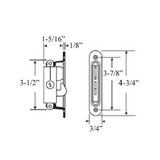 Mortise Lock And Keeper For Sliding Door