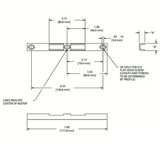 Nexus Strike Plate Keeper, Raised 1/2" X 7" Length