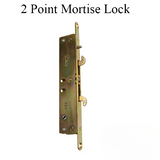 2-Point Double Hook Sliding Door Lock With Supports, Outward Hooks, Truth Nexus