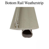 Marvin Single &amp; Double Hung Bottom Rail Weatherstrip V937 - Beige