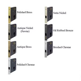 Sliding Door Mortise Lock Face with Hub 2" Backset , 15354