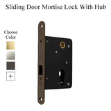 Sliding Door Mortise Lock Face with Hub 2" Backset , 15354