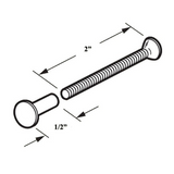 2 Inch Aluminum Sliding Door Binder Posts with Screw 4 Pack - 15561