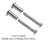 2 Inch Aluminum Sliding Door Binder Posts with Screw 4 Pack - 15561