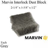 Marvin Pocket Interlock Dust Block - Grey