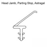 Marvin Head Jamb, Parting Stop, Astragal V795 Weatherstrip 79-5/16" - Beige