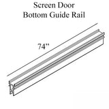 V552 BOTTOM GUIDE BAR - Standard Sliding Screen - 6 feet (74")