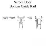 V552 BOTTOM GUIDE BAR - Standard Sliding Screen - 6 feet (74")