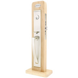 Emtek 3044 Artemis Brass Mortise Entrance Handleset - Dummy