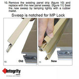 Integrity Hinged Door Sweep, Primary 2-6 Door, V1890 Weatherstrip