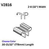 Marvin V2816 Sill Weather Strip with Length 30-21/32” (778mm) for 2-8(32") Doors - Black & Beige