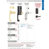 Emtek 4209 Hercules Knurled Full Length Dummy Set Entrance Handleset - Brass Tubular