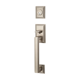 Emtek 4203 Hamden Dummy Entrance Handleset - Brass Tubular