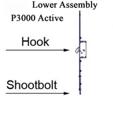 Amesbury P3000 Active Rhino Hook and Lower Shootbolt Gear