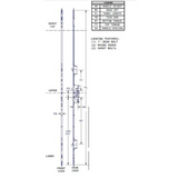 16mm P3000 Passive Upper Assembly 45/92 Shootbolt Upper for Doors 95-108.5"