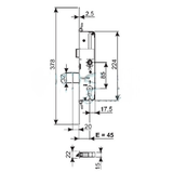 Balcony Door Lock, 16-863-45