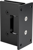 HSHDL037LUS10B Rockwell Heavy Duty Square Corner Shower Hinge, Full Back Plate In Antique Black Finish