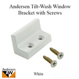 Andersen Tilt-Wash (DC) and Tilt-Wash (TW) Windows - Bracket w/screws - Sill (Stormwatch) - White