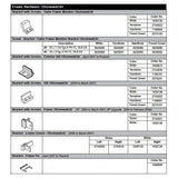 Andersen Tilt-Wash (DC) and Tilt-Wash (TW) Windows - Bracket w/screws - Sill (Stormwatch) - White