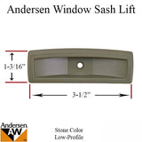 Andersen PSNL Low Profile Sash Lift - Plastic, Stone