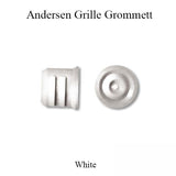 Andersen Grille Grommett / Bushing, Plug, Cap, Filler - White