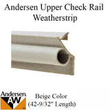 Andersen Upper Check Rail TW38 Weatherstrip 42-9/32 Length