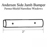 Andersen Perma-Shield Narroline Side Jamb Bumper - White