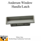 Andersen Tilt-Wash (DC) and (TW) Windows - Handle - Double Hung Combination Unit/Latch - White