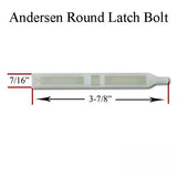 Andersen Perma-Shield Narroline Combination Unit Latch Bolt, Round