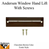 Andersen Estate Hand Lift, Tilt-Wash (DC) and Tilt-Wash (TW) Windows - Chocolate Brown