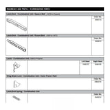 Discontinued Wing Latch, Combination Storm window frame - Right Hand