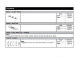 Andersen Sash Lock Keep White Shim Spacer For Andersen Double Hung Windows