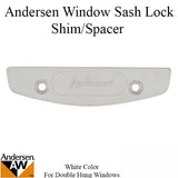 Andersen Shim Spacer For Andersen Double Hung Windows Sash Lock White