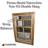 Andersen Perma-Shield Narrowline Glazing Bead, 3/8 glass Lower Rails - White