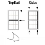 Andersen Perma-Shield Narrowline Glazing Bead, 3/8 glass Upper Rails &amp; Sides