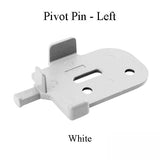 Andersen Tilt-Wash Pivot Pin, Left - White