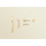 Emtek 4206 Hercules Smooth Full Length Dummy Set Entrance Handleset - Brass Tubular