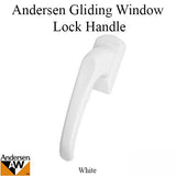 Gliding Window Lock Handle, Perma-Shield - White