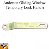 Andersen Gliding Window Temporary Lock Handle