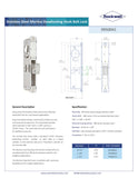 SFHBSS3132 Rockwell Stainless Steel Deadlocking Hook Bolt Mortise Lock &ndash; 31/32&quot; Backset