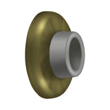 Wall Mount Concave Flush Bumper, 2-1/2" Diam.